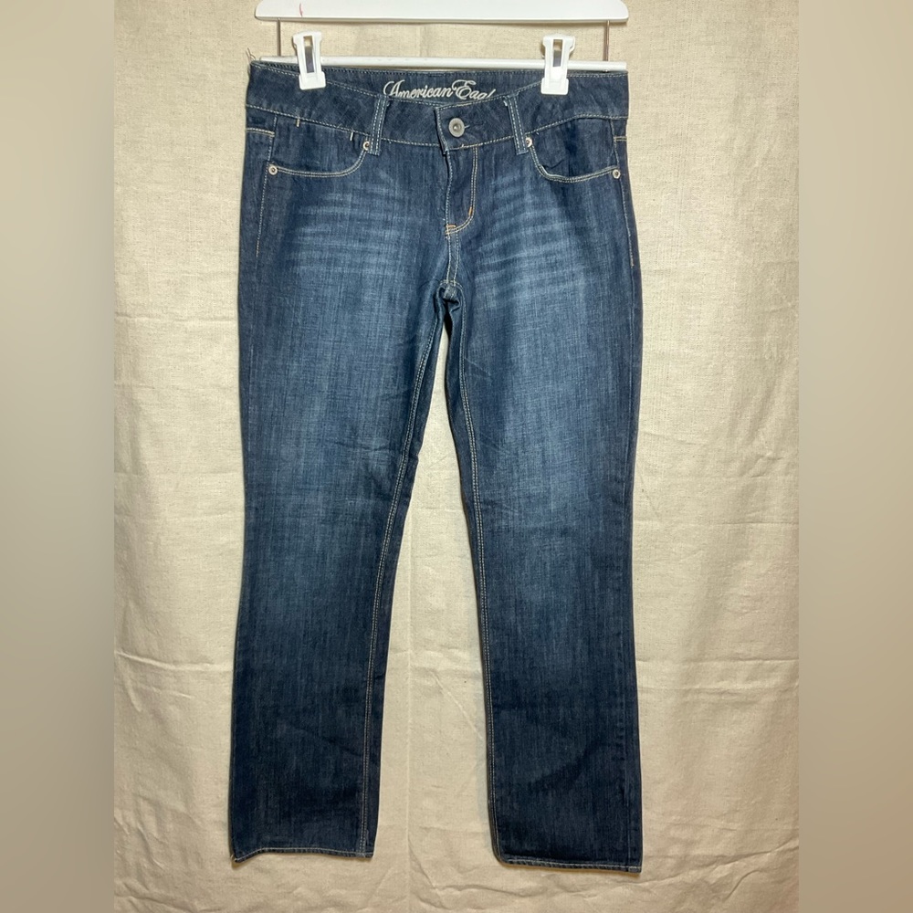 AMERICAN EAGLE, Women Jean Pant Straight Leg, Sz: 4.